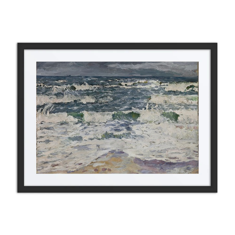 Gray Day at the Sea