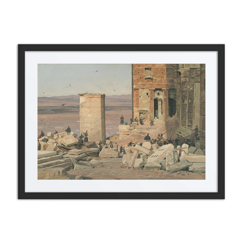 Greeks Working in the Ruins of the Acropolis