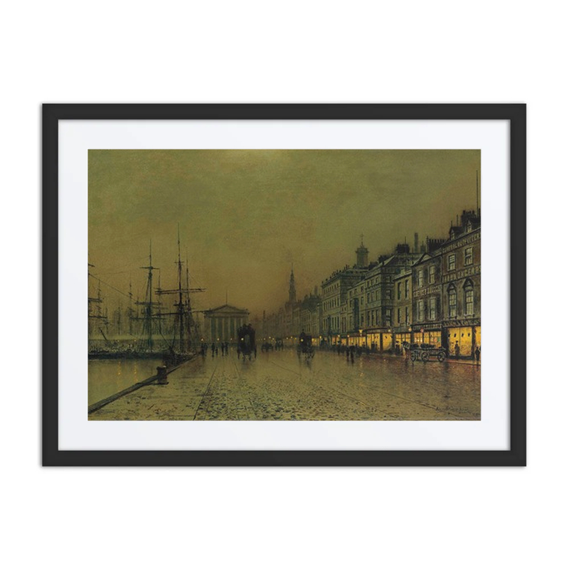 Greenock Dockside by Night