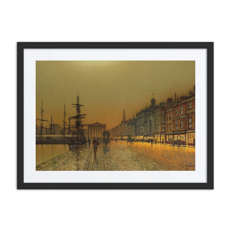 Greenock Harbour at Night