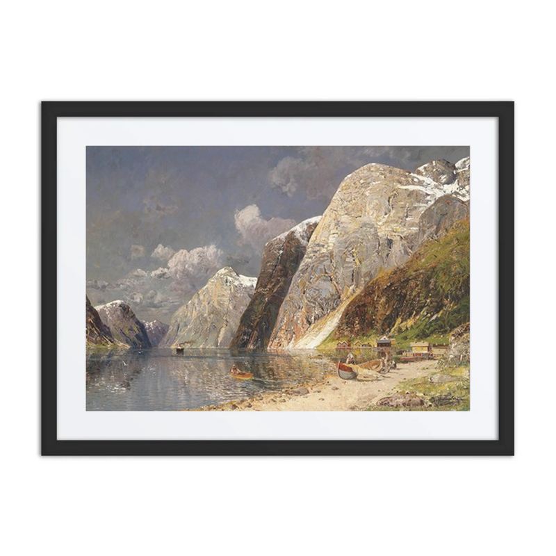 Grosse Fjordlandschaft