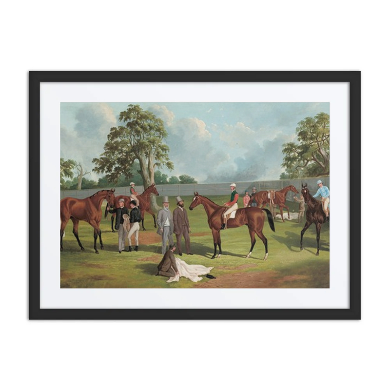 Group at the Dowling Forest Racecourse Enclosure, Ballarat, 1863