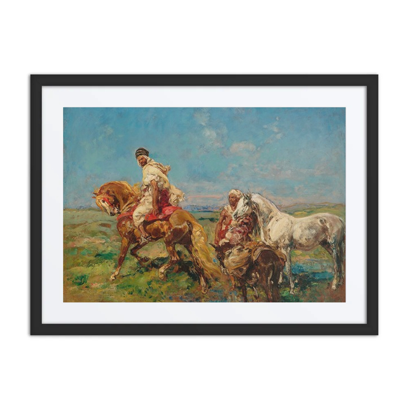 Group of Arabs at the Watering Place