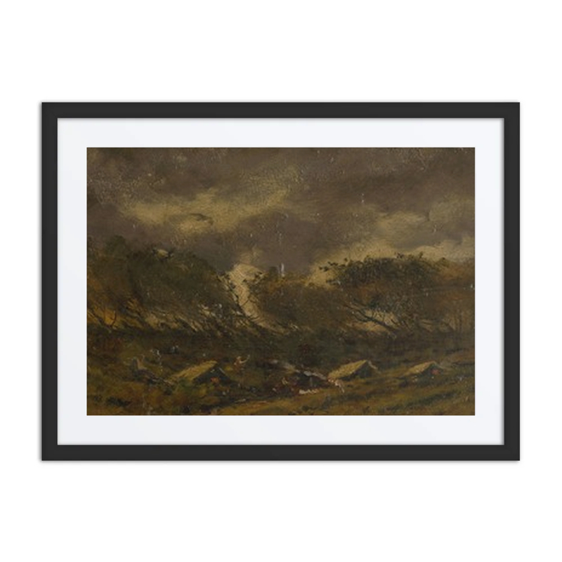 Gypsy Camp During a Storm