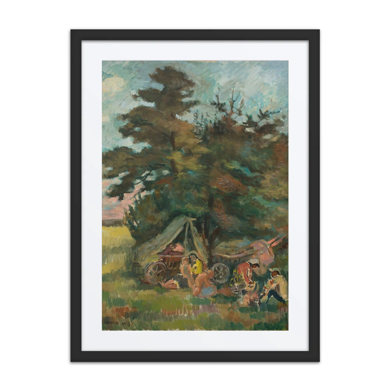 Gypsy Camp Under a Tree