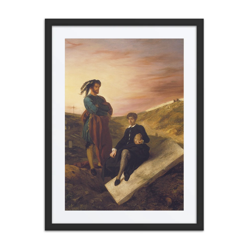 Hamlet and Horatio in the Graveyard