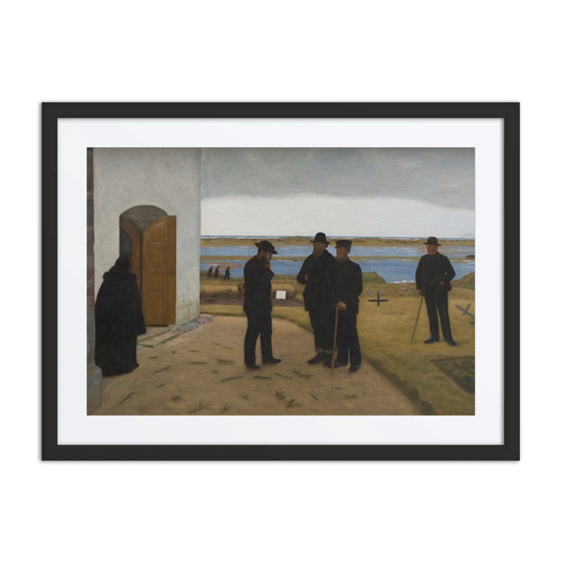 Harboøre Villagers by the Church