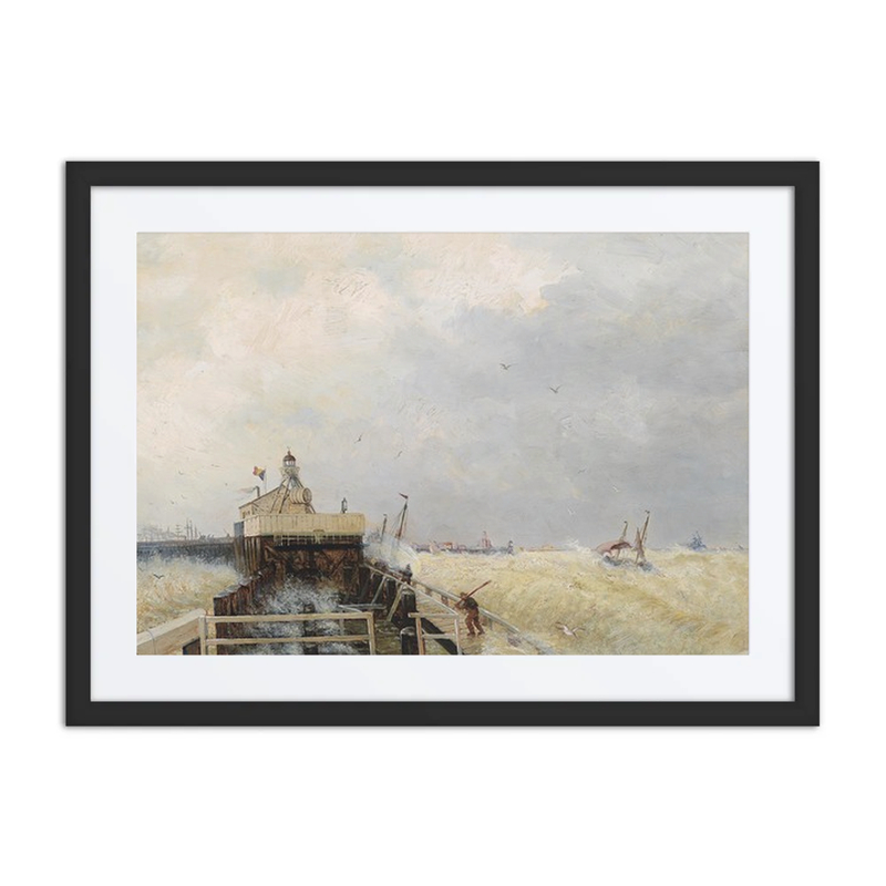 Harbor in Ostend