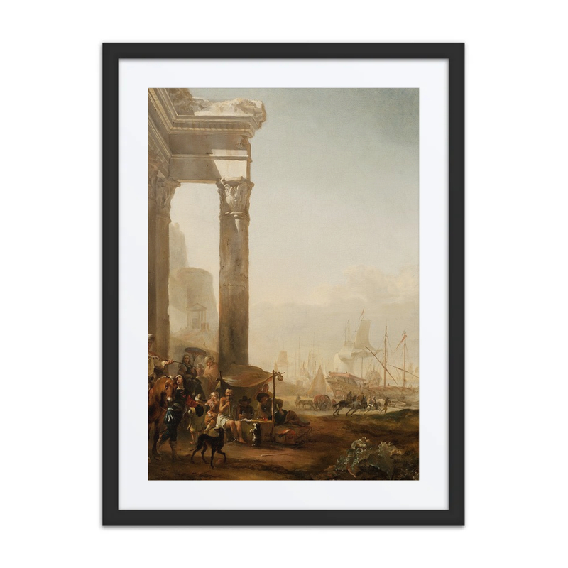 Harbour with Antique Ruins