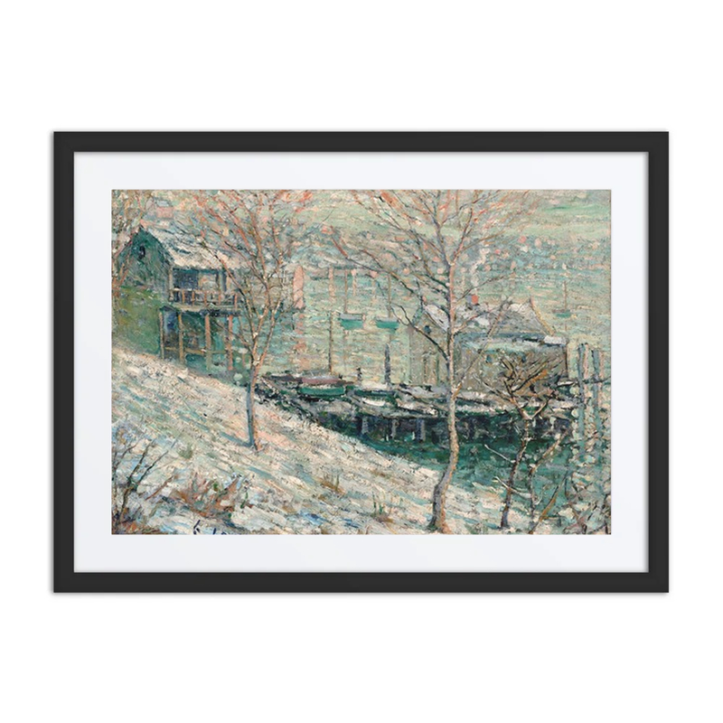 Harlem River Winter Scene