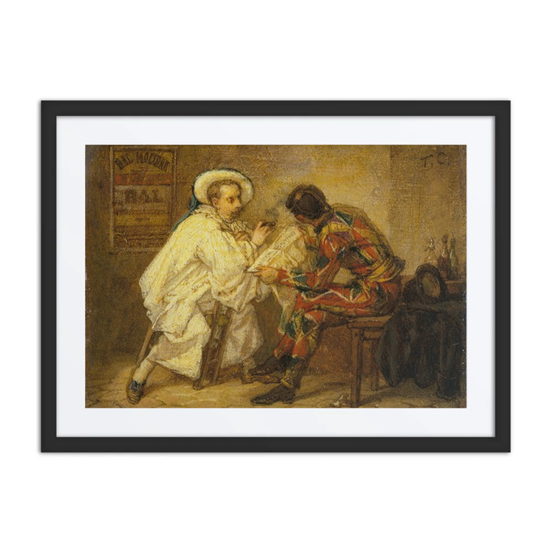 Harlequin and Pierrot