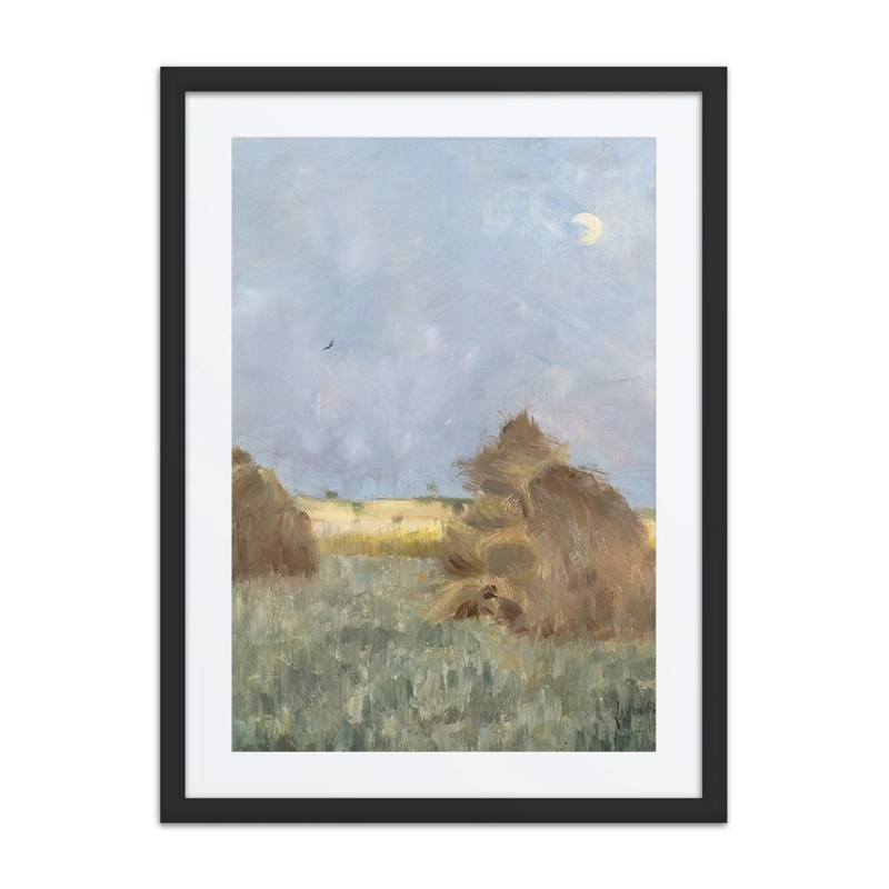 Hay-Cocks by Moonlight