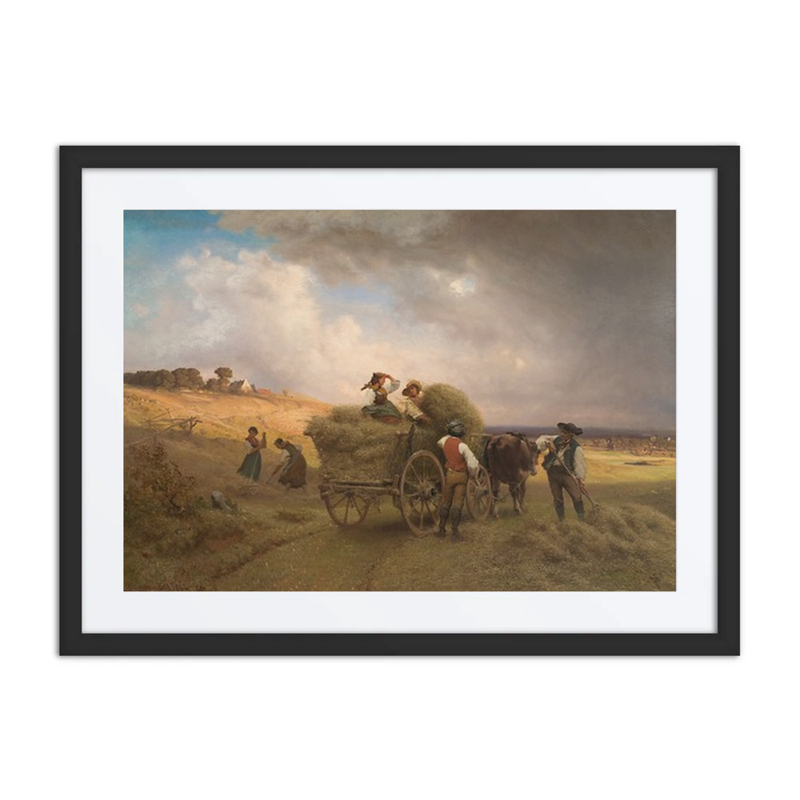 Haymaking in Approaching Storm