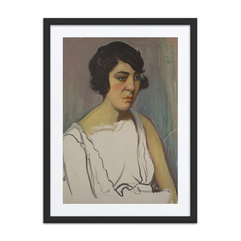 Head of a Brunette