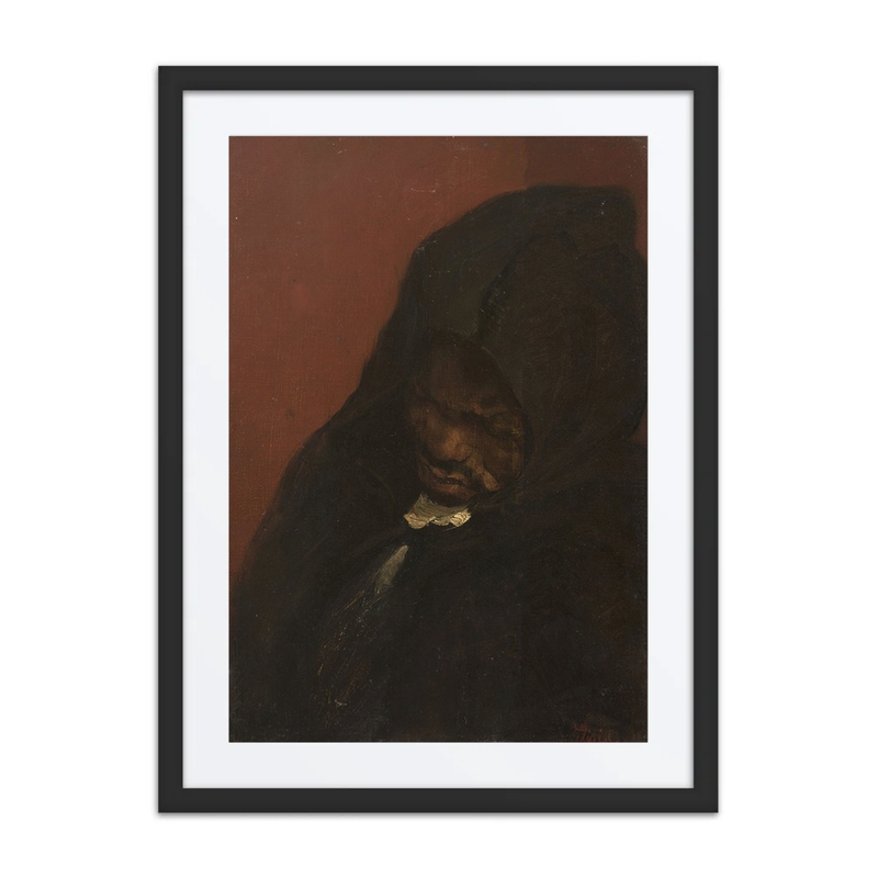 Head of a Hooded Monk