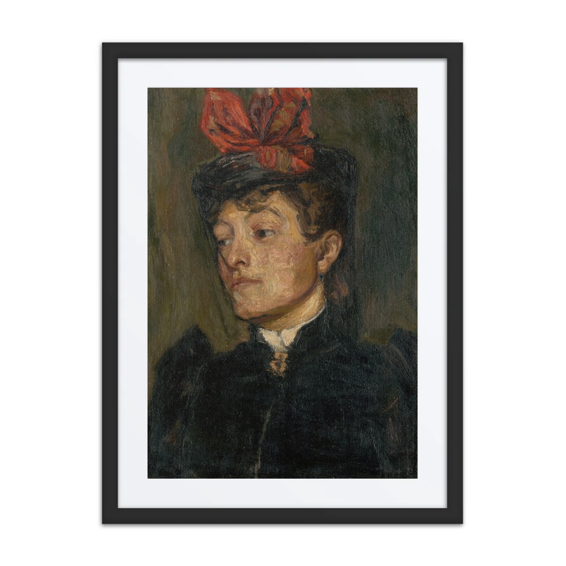 Head of a Lady in a Hat