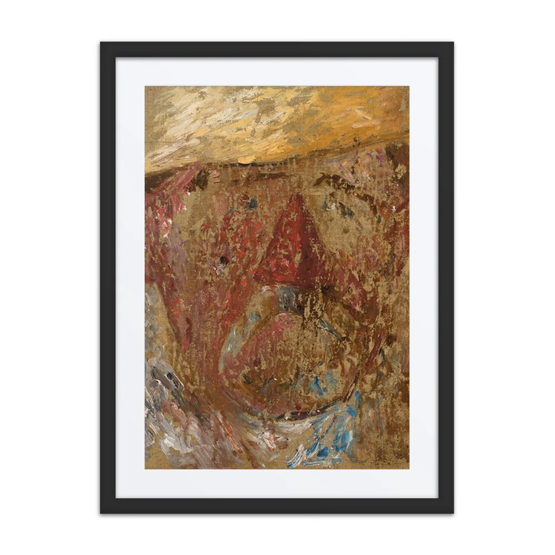 Head of a Man in a Straw Hat
