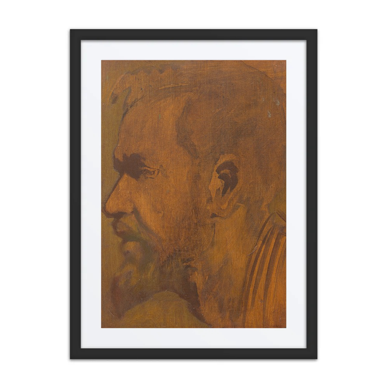 Head Study of a Thinker