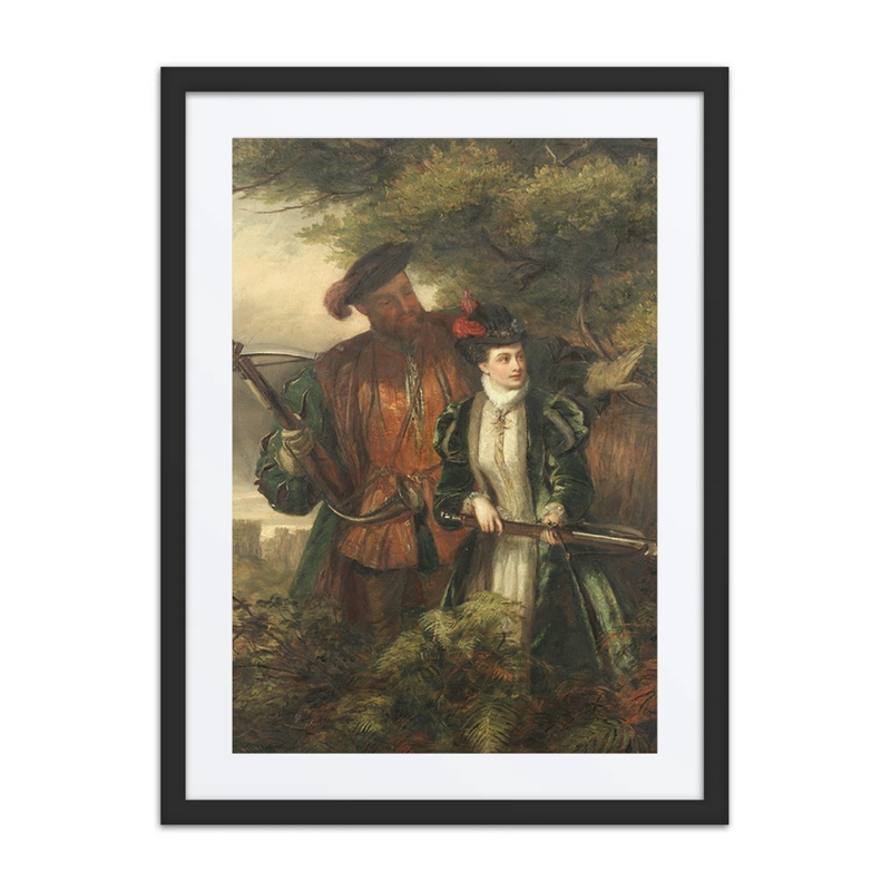 Henry VIII and Anne Boleyn Hunting