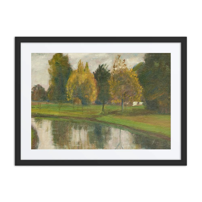 Herbstlandschaft Am See