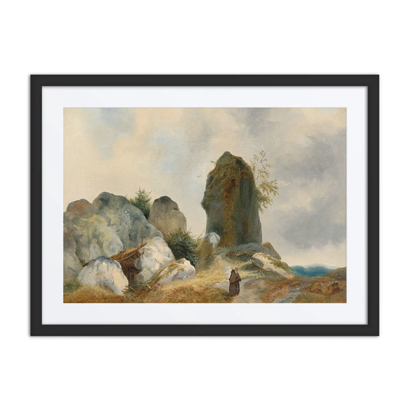 Hermit in a Rocky Landscape