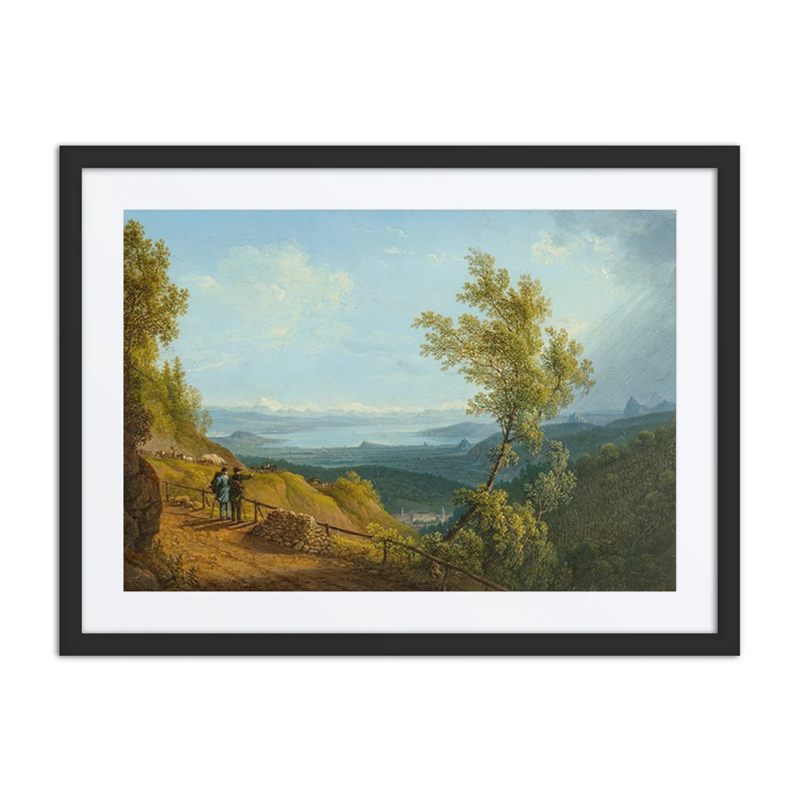 Höhenweg Mit Blick Auf Den Bodensee