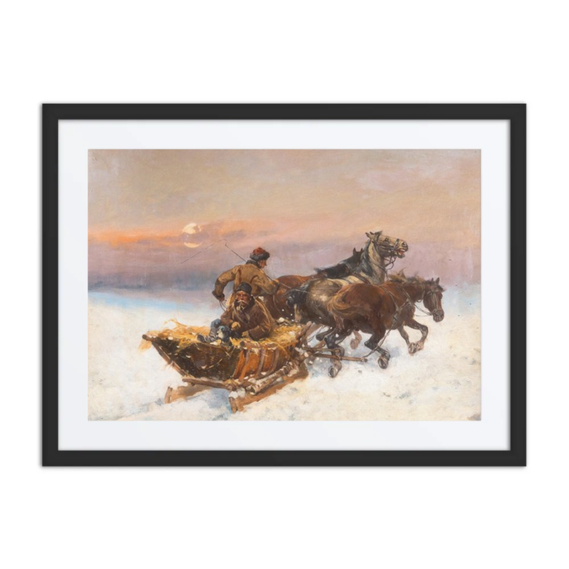 Home Journey in a Sledge