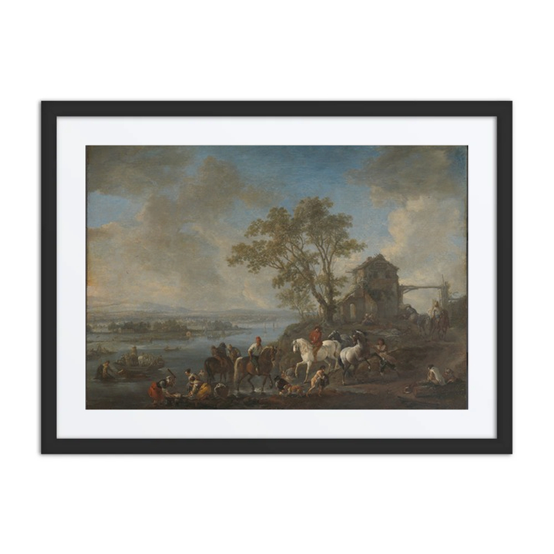 Horse Pond on a River