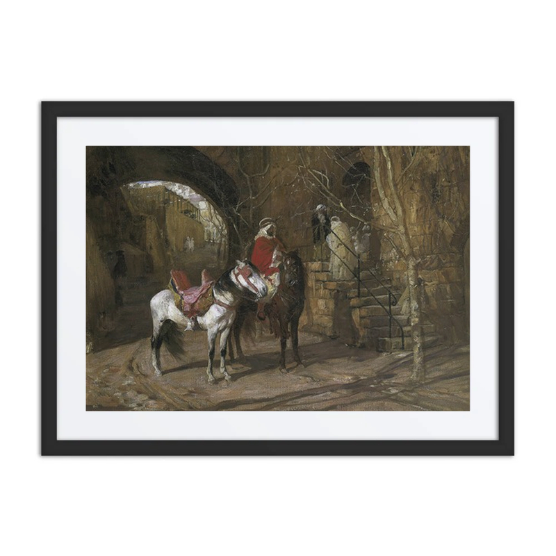 Horseman in a Courtyard