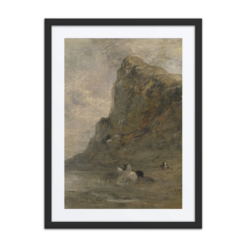 Horsemen at the Foot of the Chiffa Cliffs