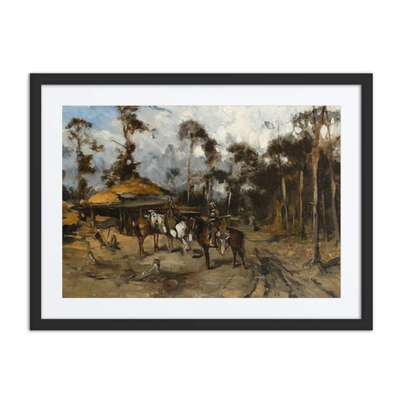 Horsemen in the Woods