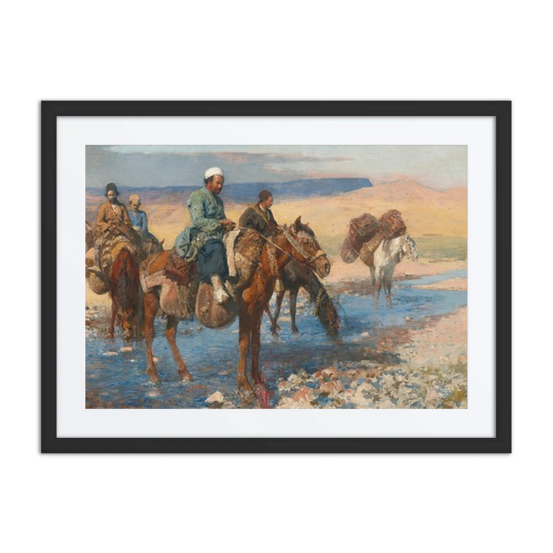 Horses at the Ford – Persia