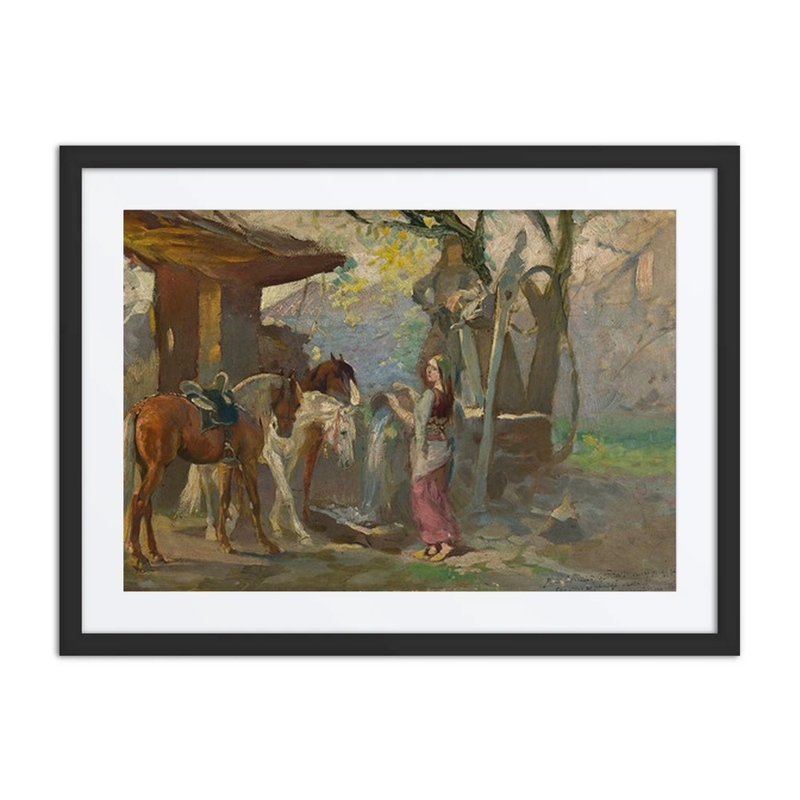 Horses at the Waterhole