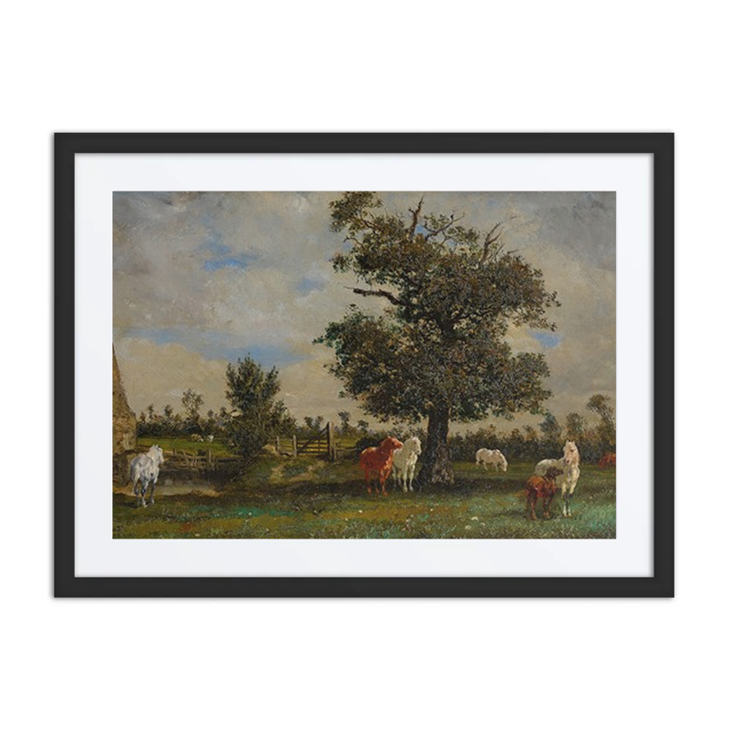 Horses Under an Apple Tree