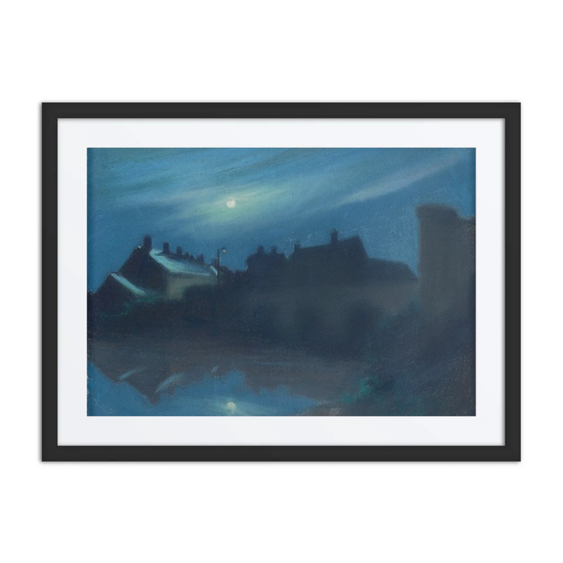 Houses in the Moonlight