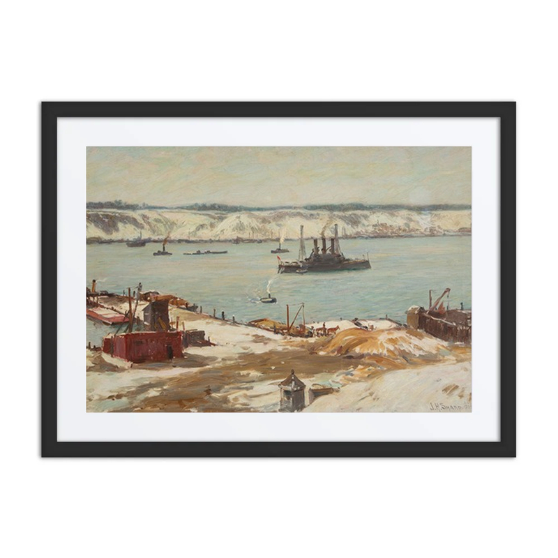 Hudson River and Warships, Uss Connecticut