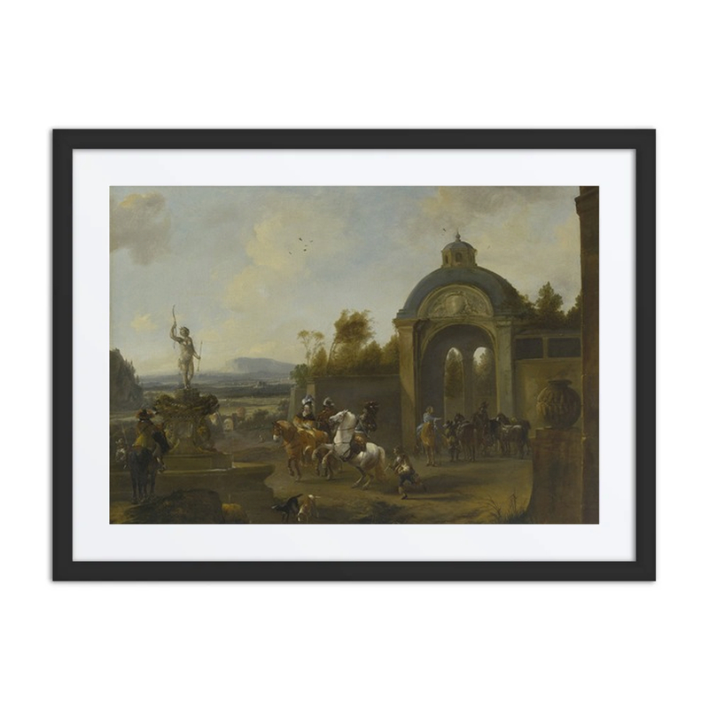 Hunting Party at a Fountain