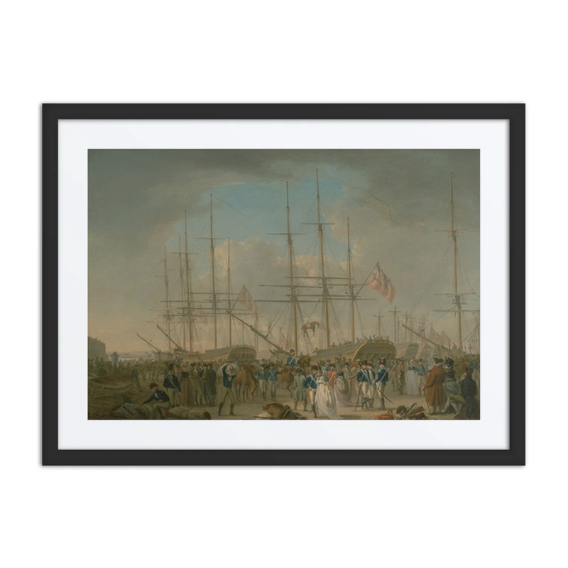 Hussars Embarking at Deptford