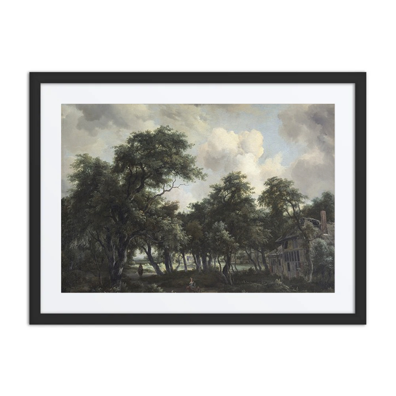 Hut Among Trees