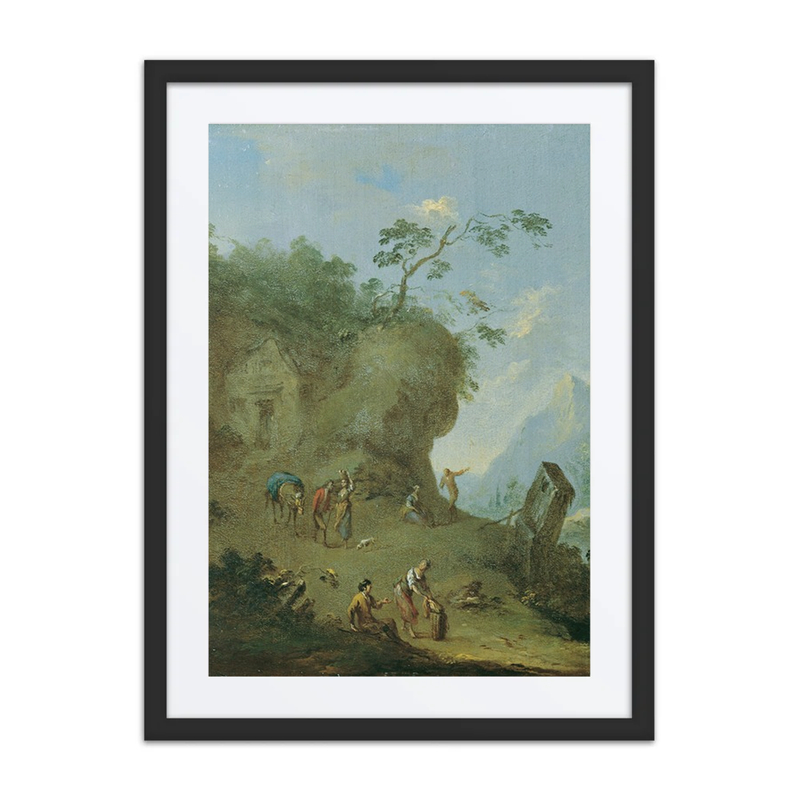 Hütte Auf Einer Waldhöhe