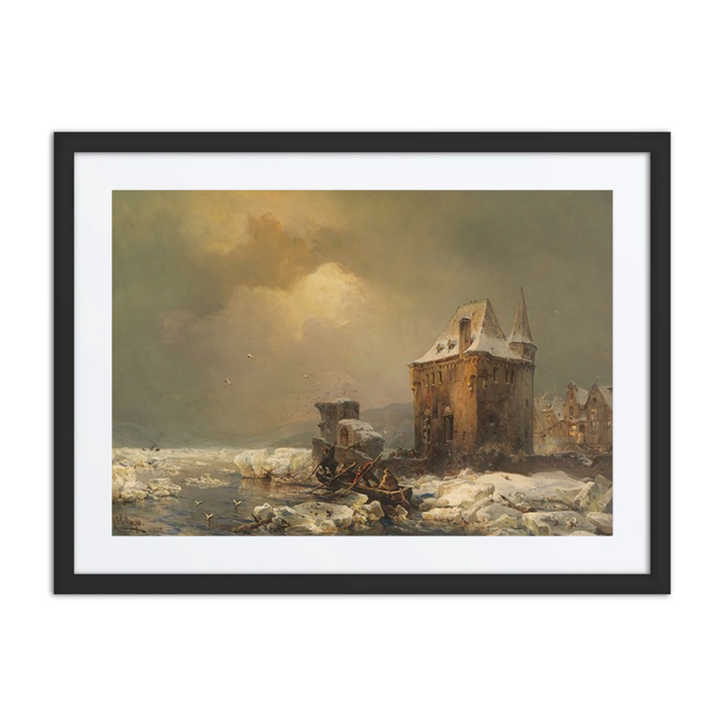 Ice Fishers at the Water Castle