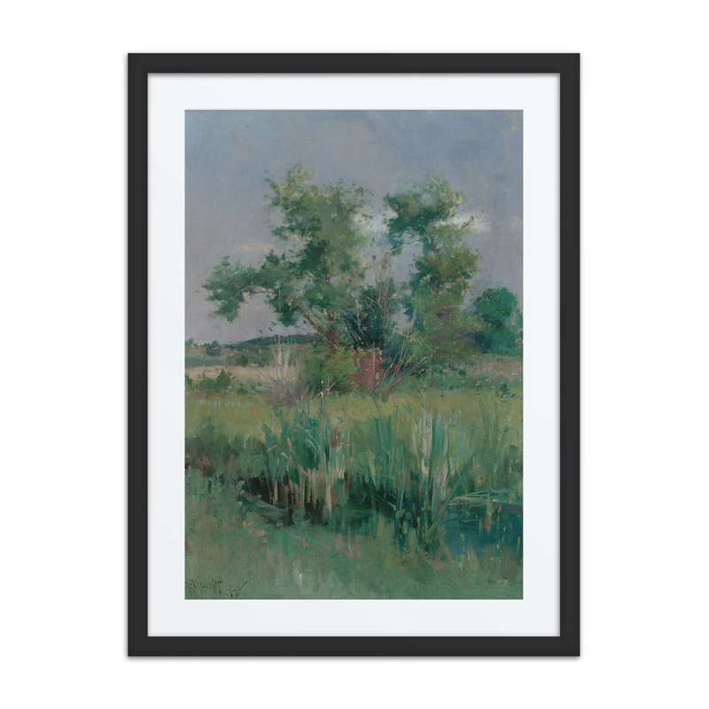 Impressionist View of Trees and Stream