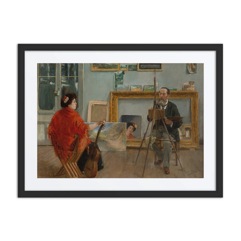 In the artist’s Studio