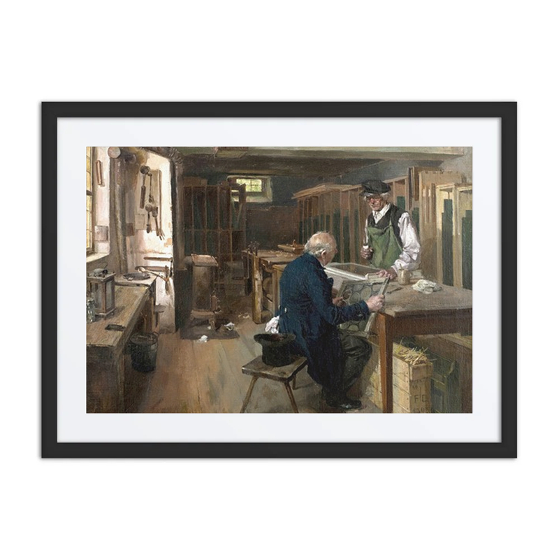In the glazier’s Workshop
