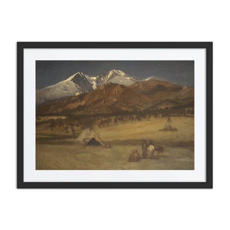 Indian Encampment – Evening