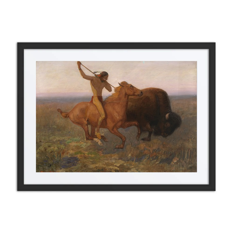 Indian Hunting Buffalo
