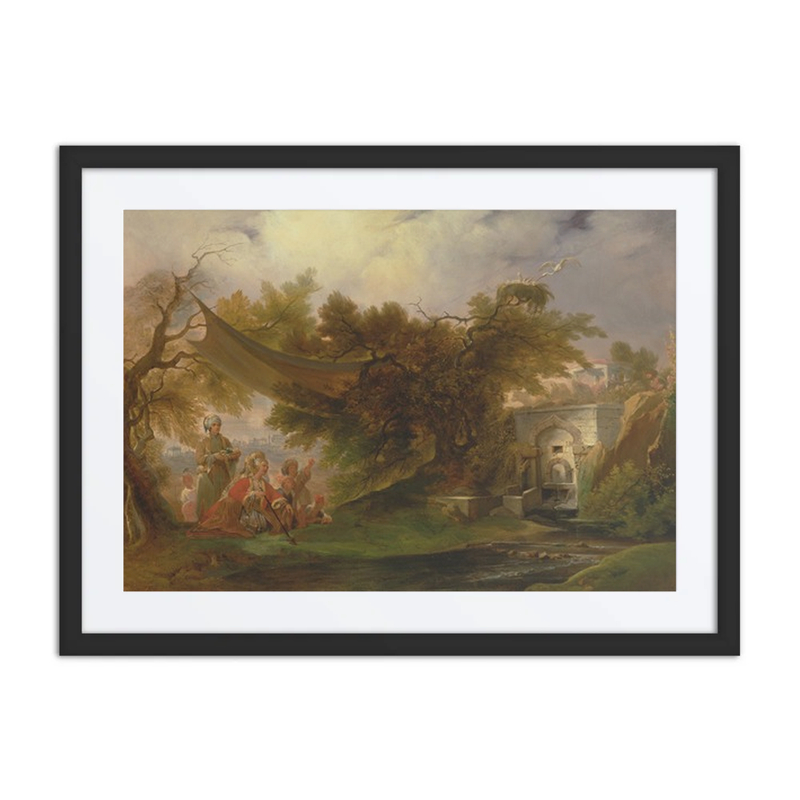 Indian Landscape with Figures