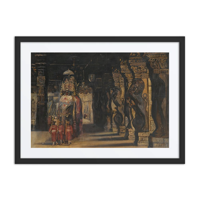 Indian Procession with Elephant