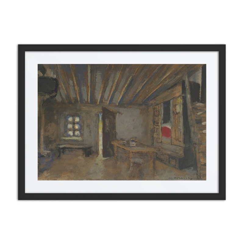 Intérieur d’Auberge, Maquette de Décor pour ‘la Lépreuse’