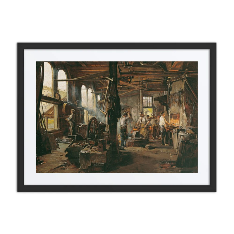 Interior of a blacksmith’s Forge